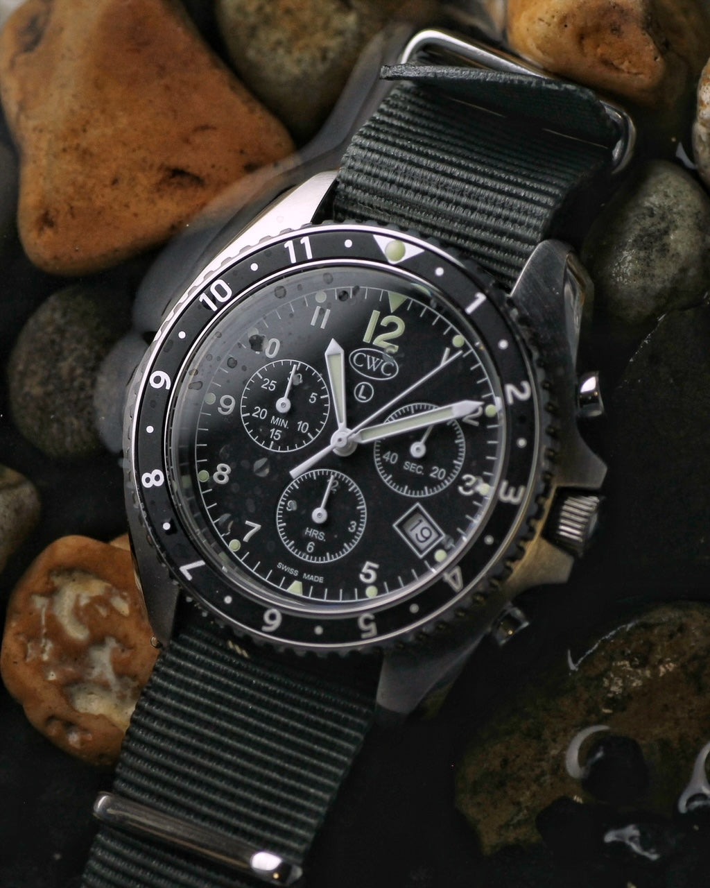 Cwc raf pilots sales quartz chronograph