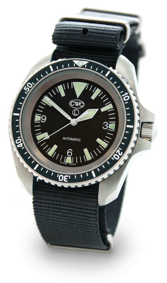CWC RN Automatic Divers Watch Mk.2, Stainless Steel (RN300-MT AS120)